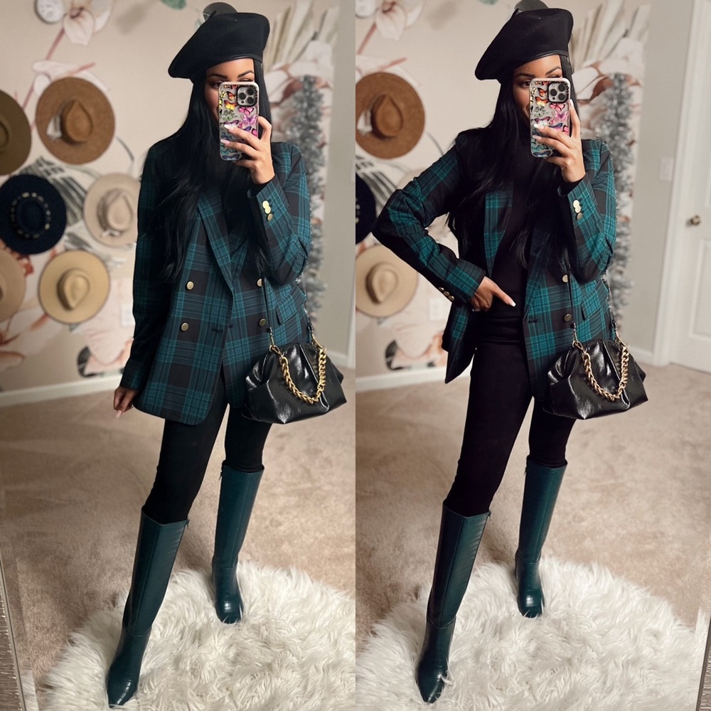 Faux Leather Knee high boots, US 7.5